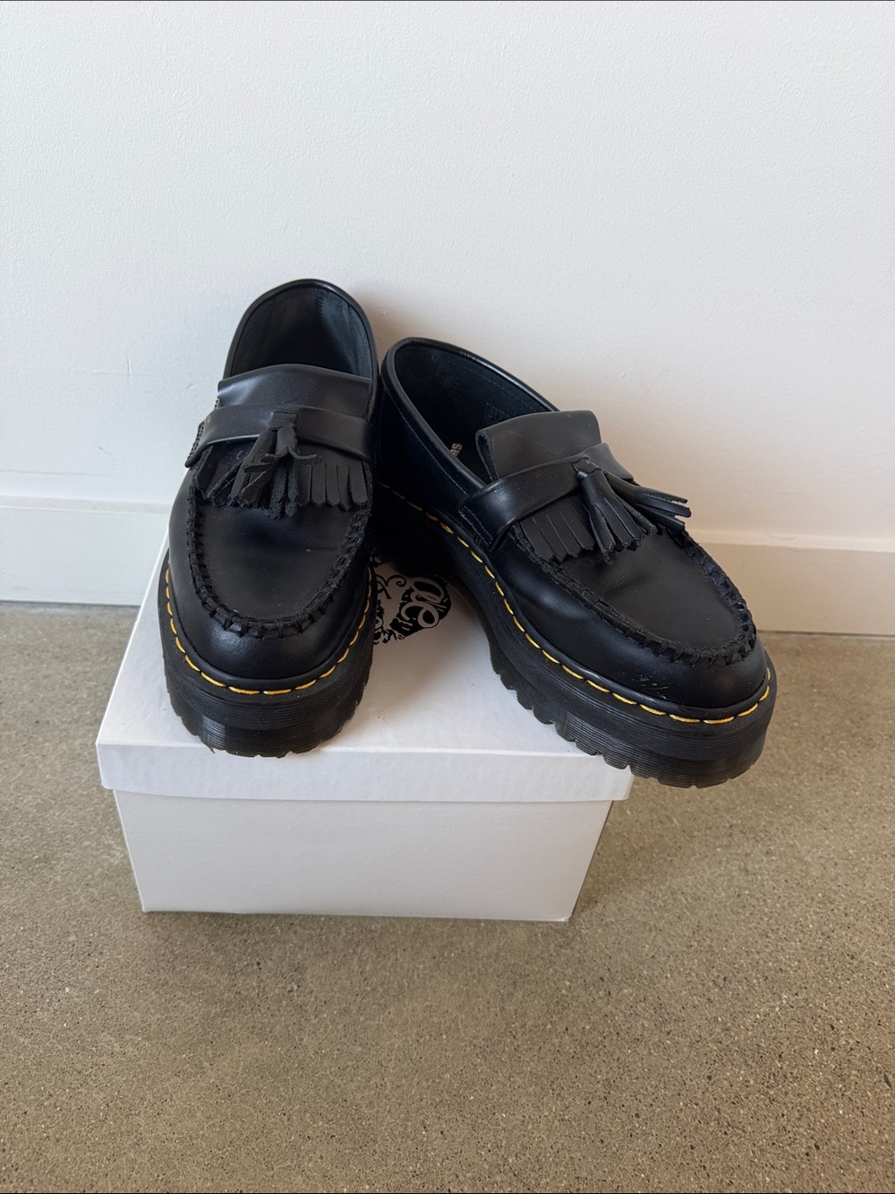 Dr. Marten Platform Loafers with Tassel